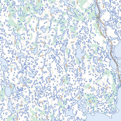 Natural Resources Canada Gisborne Lake, NL (001M15 Toporama) digital map