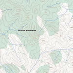 Natural Resources Canada Glacier Creek, YT (117D04 Toporama) digital map