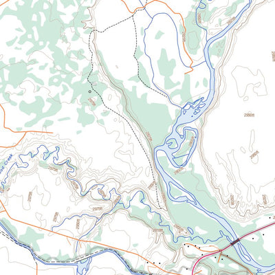 Natural Resources Canada Gleichen, AB (082I14 Toporama) digital map