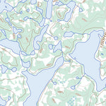 Natural Resources Canada Glowworm Lake, NT (076C11 Toporama) digital map