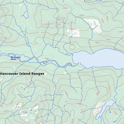 Natural Resources Canada Gold River (092E16 Toporama) digital map