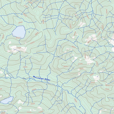Natural Resources Canada Gold River (092E16 Toporama) digital map