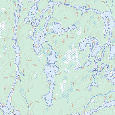Natural Resources Canada Goldsborough Lake, ON (052I11 Toporama) digital map