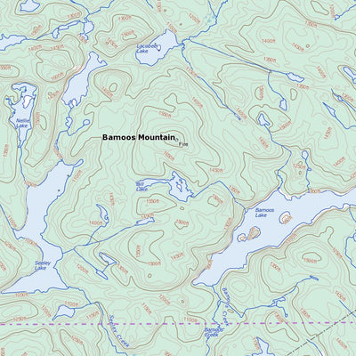 Natural Resources Canada Goodchild Lake, ON (042D16 Toporama) digital map