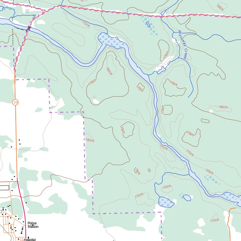 Goodsoil, SK (073K06 Toporama) Map by Natural Resources Canada Avenza