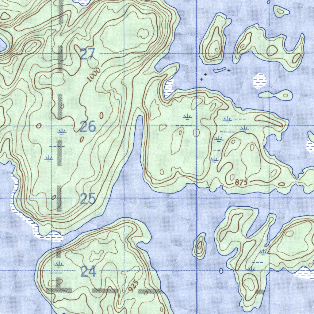 Goodwin Projection Map Goodwin Lake, MB (064B04 CanMatrix) Map by Natural Resources Canada ...