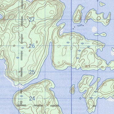 Natural Resources Canada Goodwin Lake, MB (064B04 CanMatrix) digital map