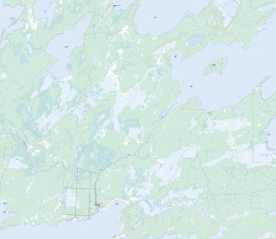 Natural Resources Canada Goose Lake, MB (063K05 Toporama) digital map