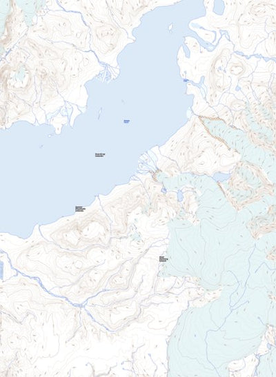 Natural Resources Canada Gosling Inlet (059G11 Toporama) digital map