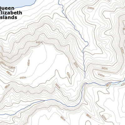 Natural Resources Canada Gosling Inlet (059G11 Toporama) digital map