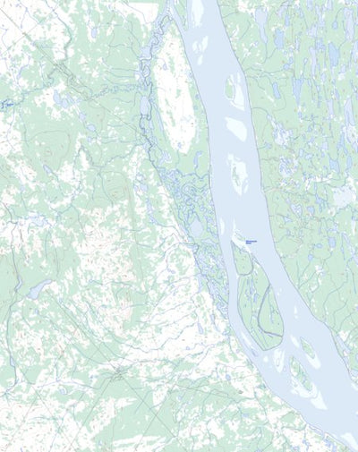 Natural Resources Canada Gossage River, NT (106J16 Toporama) digital map