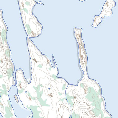 Natural Resources Canada Goulburn Lake, NU (076N08 Toporama) digital map