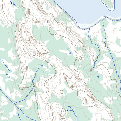 Natural Resources Canada Goulburn Lake, NU (076N08 Toporama) digital map