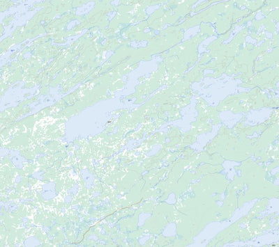 Natural Resources Canada Goulet Lake, MB (063P08 Toporama) digital map