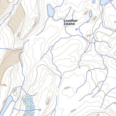 Natural Resources Canada Gourdeau Point, NU (068E10 Toporama) digital map