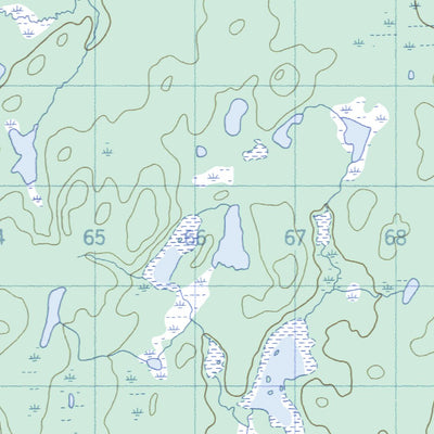 Natural Resources Canada Gourlay Lake, ON (042C15 CanMatrix) digital map