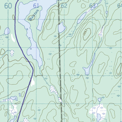 Natural Resources Canada Gourlay Lake, ON (042C15 CanMatrix) digital map