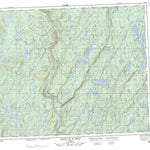 Natural Resources Canada Grand Lac Au Sable, QC (022O08 CanMatrix) digital map