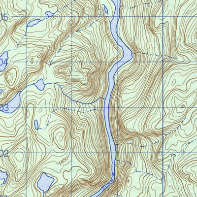 Natural Resources Canada Grand Lac Au Sable, QC (022O08 CanMatrix) digital map
