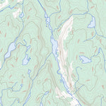 Natural Resources Canada Grand Lac Du Nord, QC (022J14 Toporama) digital map