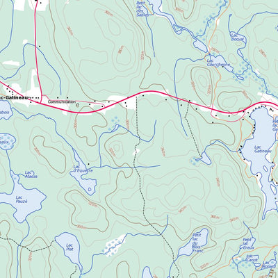 Natural Resources Canada Grand-Remous, QC (031J12 Toporama) digital map