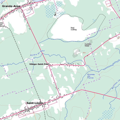 Natural Resources Canada Grande-Anse, NB (021P14 Toporama) digital map
