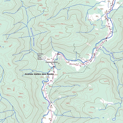 Natural Resources Canada Grande-Vallée, QC (022H03 Toporama) digital map