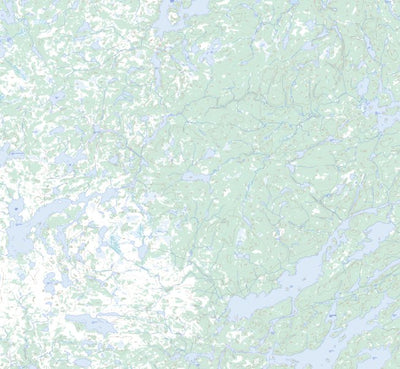 Natural Resources Canada Grandmother Lake, MB (064G04 Toporama) digital map