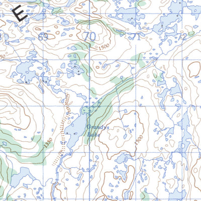 Natural Resources Canada Grandys Lake, NL (011O15 CanMatrix) digital map