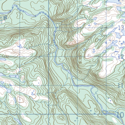 Natural Resources Canada Grandys Lake, NL (011O15 CanMatrix) digital map
