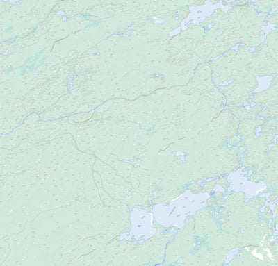 Natural Resources Canada Granger Lake, SK (074I11 Toporama) digital map