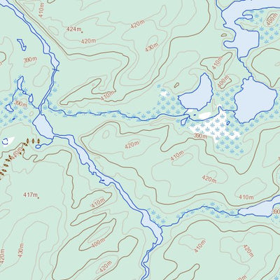 Natural Resources Canada Granger Lake, SK (074I11 Toporama) digital map