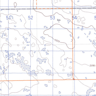 Natural Resources Canada Grassy Island Lake, AB (072M16 CanMatrix) digital map