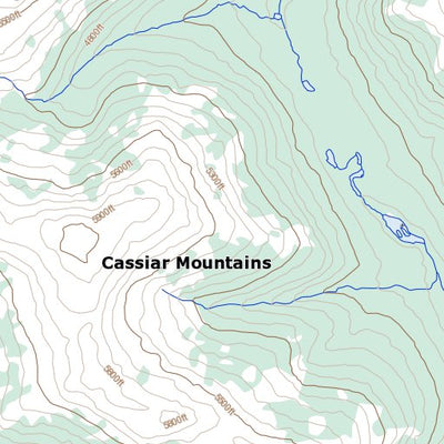 Natural Resources Canada Gravel Creek, YT (105B10 Toporama) digital map