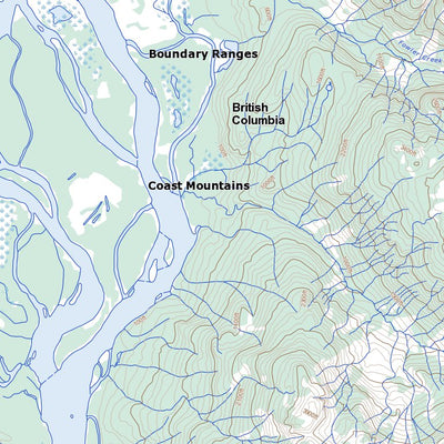 Natural Resources Canada Great Glacier, BC (104B13 Toporama) digital map