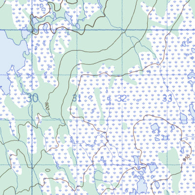 Natural Resources Canada Great Gull Lake, NL (002D06 CanMatrix) digital map