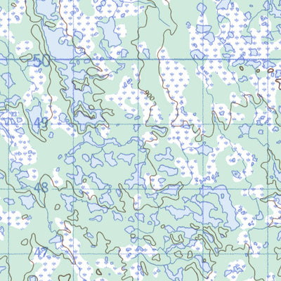 Natural Resources Canada Great Gull Lake, NL (002D06 CanMatrix) digital map