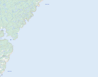 Natural Resources Canada Great Harbour Deep, NL (012I08 Toporama) digital map