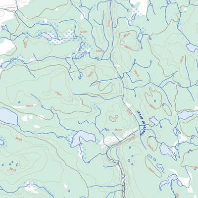 Natural Resources Canada Green Lake (092P06 Toporama) digital map