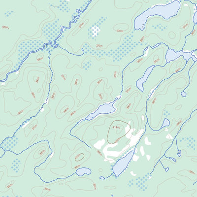 Natural Resources Canada Greenmantle Lake, ON (052P03 Toporama) digital map