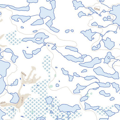 Natural Resources Canada Gross Lake, MB (054M05 Toporama) digital map