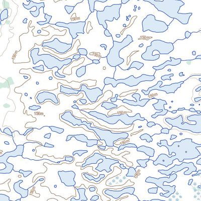 Natural Resources Canada Gross Lake, MB (054M05 Toporama) digital map
