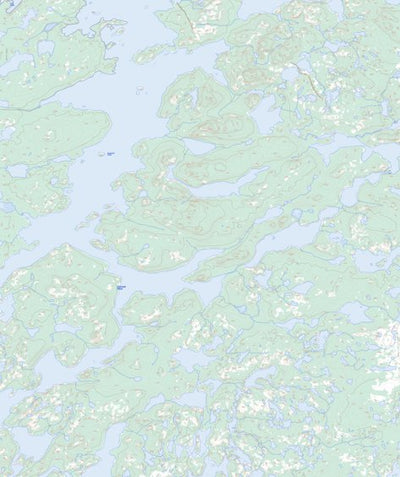 Natural Resources Canada Grouard Lake (086F05 Toporama) digital map