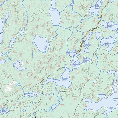 Natural Resources Canada Gulliver Lake, ON (052G03 Toporama) digital map