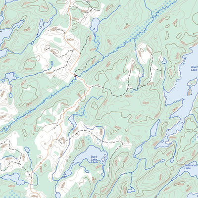 Natural Resources Canada Gulliver Lake, ON (052G03 Toporama) digital map