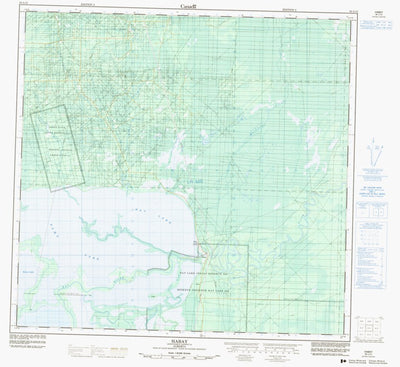 Natural Resources Canada Habay, AB (084L15 CanMatrix) digital map