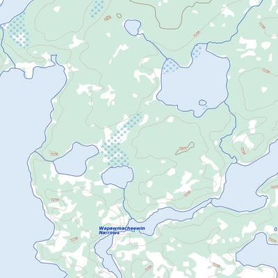 Natural Resources Canada Hale Lake, MB (064A09 Toporama) digital map