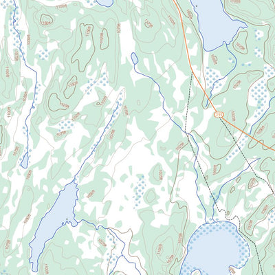 Natural Resources Canada Hall Lake (063O13 Toporama) digital map