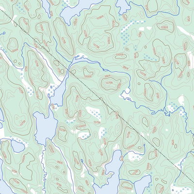 Natural Resources Canada Hall Lake (063O13 Toporama) digital map
