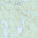 Natural Resources Canada Hall Lake, MB (063O13 CanMatrix) digital map